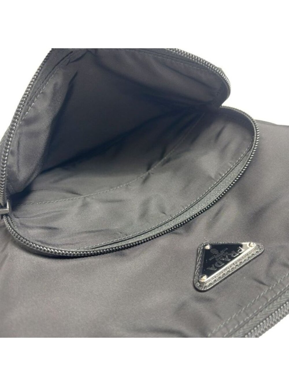 Prada Nylon Shoulder Bag Black - Picture 7 of 15